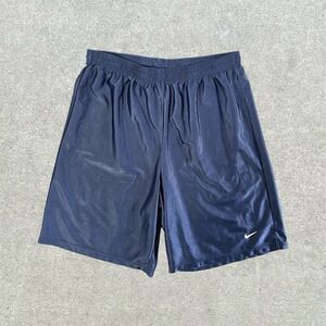 Nike Basketball Shorts Men's‎ Size Large Blue Elastic Waist Casual Activewear